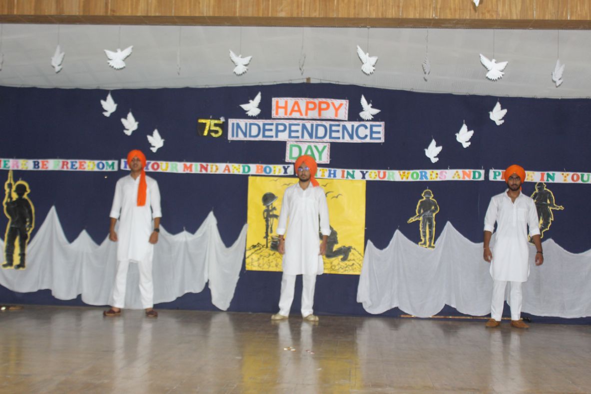 Independence Day Assembly by Class XI